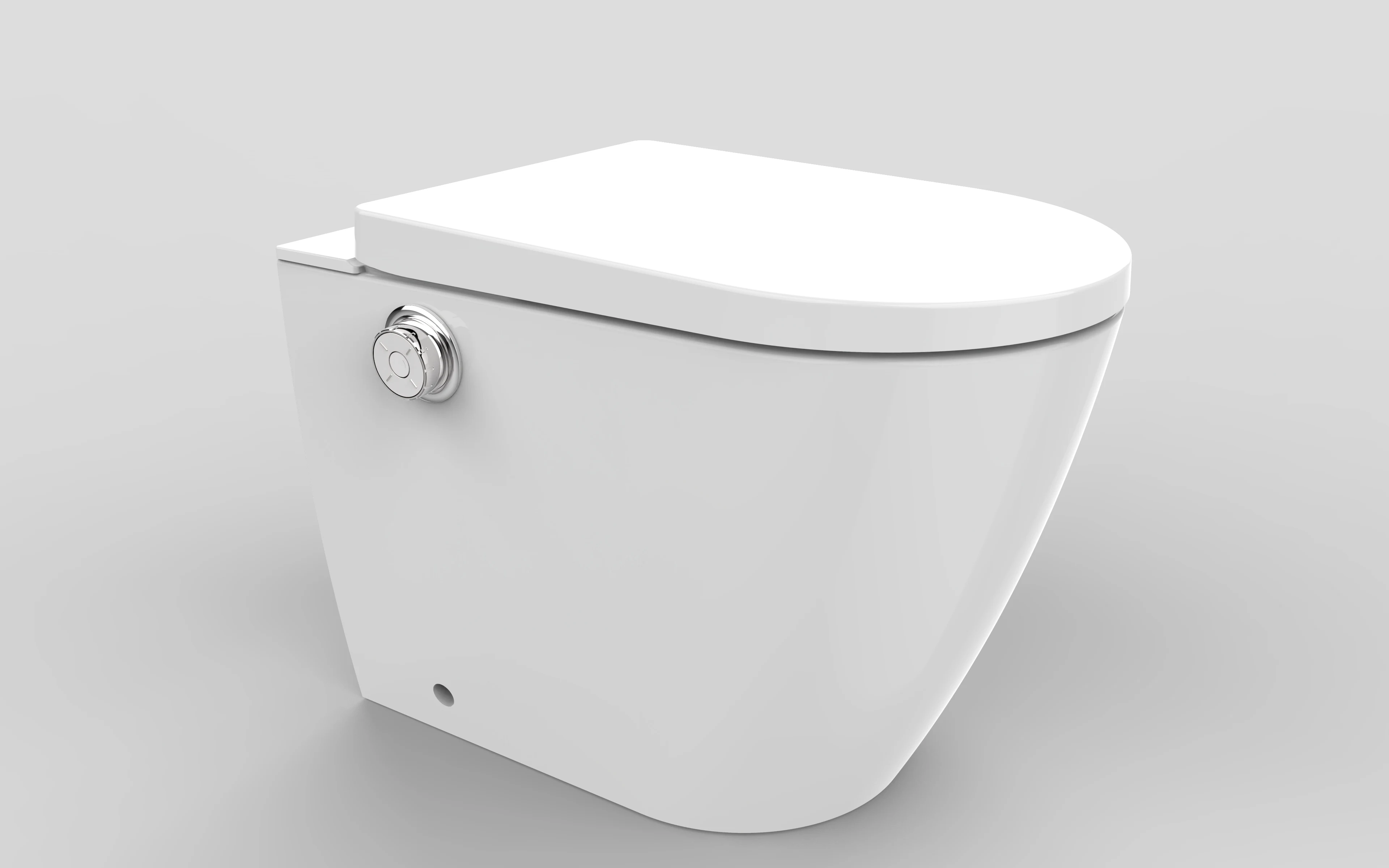 European Design Hotel Luxury Ceramic Toilet Bowl Automatic Water Closet One Piece Intelligent Smart Toilet