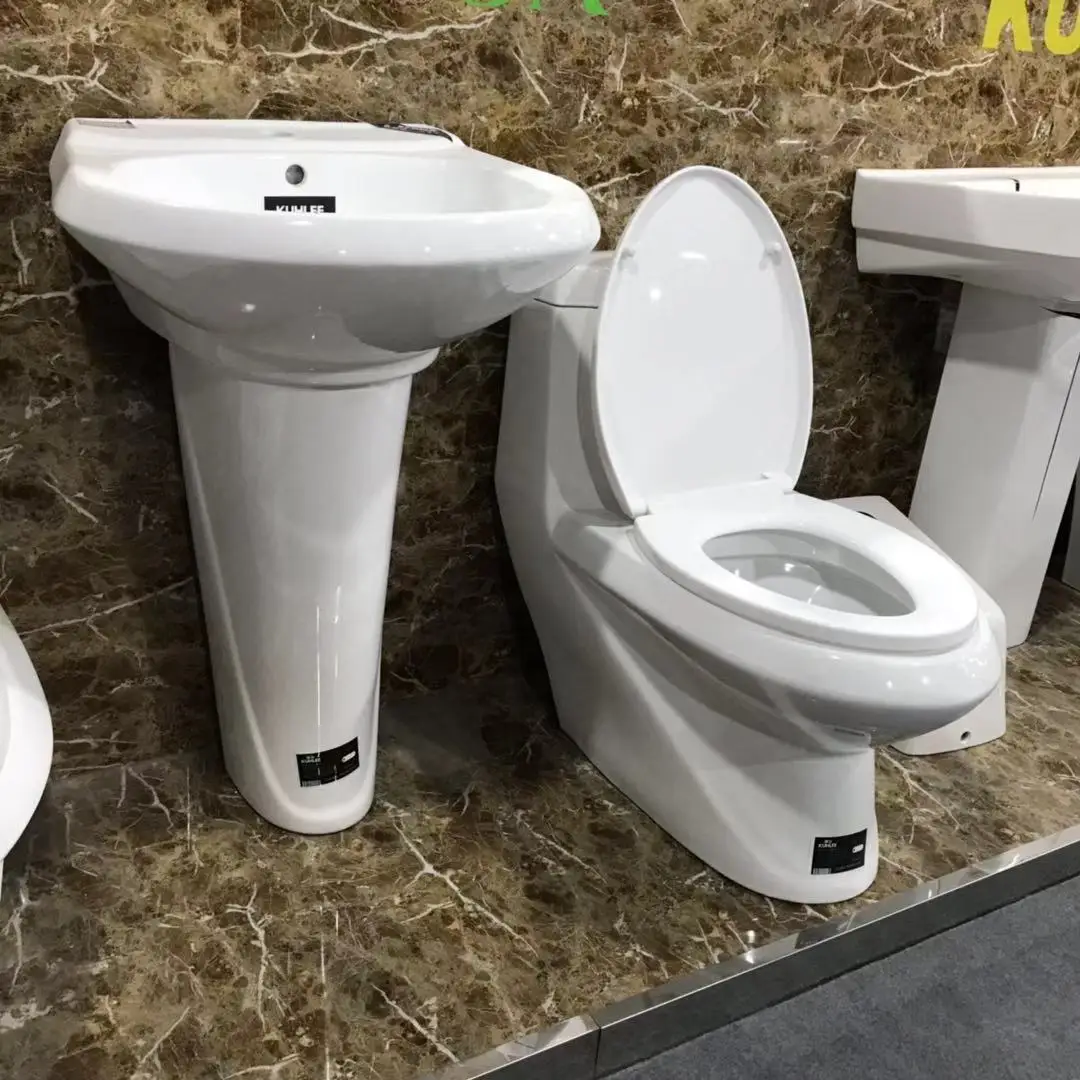 Hot Selling Sanitary Ware Toilet Suite Factory Ceramics Public WC Bathroom One Piece Toilet Seat Equipment For Home