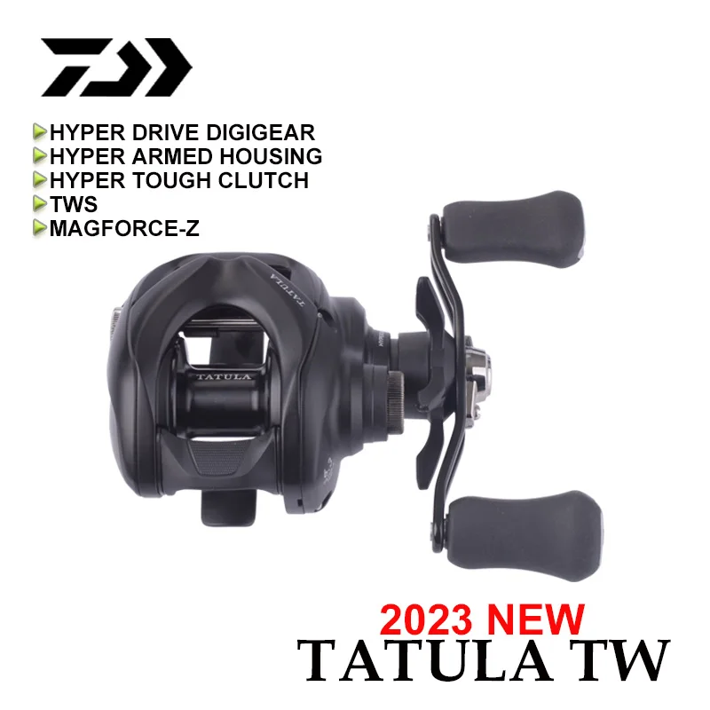 Новинка DAIWA 2023 TATULA TW Baitcasting рыболовные катушки 100L/H/HL/XH/XHL Передаточное отношение 6 3/7 1/8 1 BB7 + Катушка для морской рыбалки