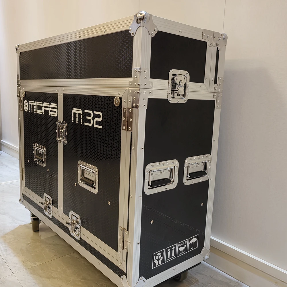 Поворотный четырехсторонний Открытый Чехол для dj Bass flight Speaker 2 в 1 audio midas m32 road case аудио аренды