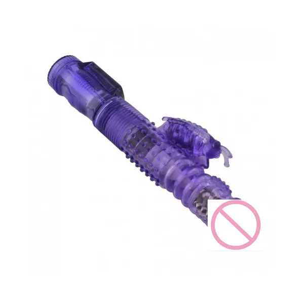 Strong Rampant Rechargeable Thrusting Wave butterfly Rabbit Vibrator