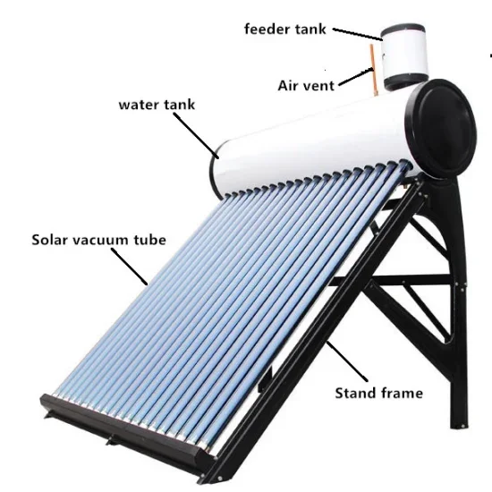 Brand logo can be customized Vacuum Tube Solar Collector Calentador de agua solar sin presion Non-pressurized solar water heater