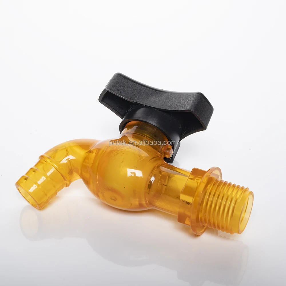 Bibcock Plastic Injection PVC ABS Plumbing Pipe Joint Materials Kitchen Bathroom UPVC One Way Tap Faucet