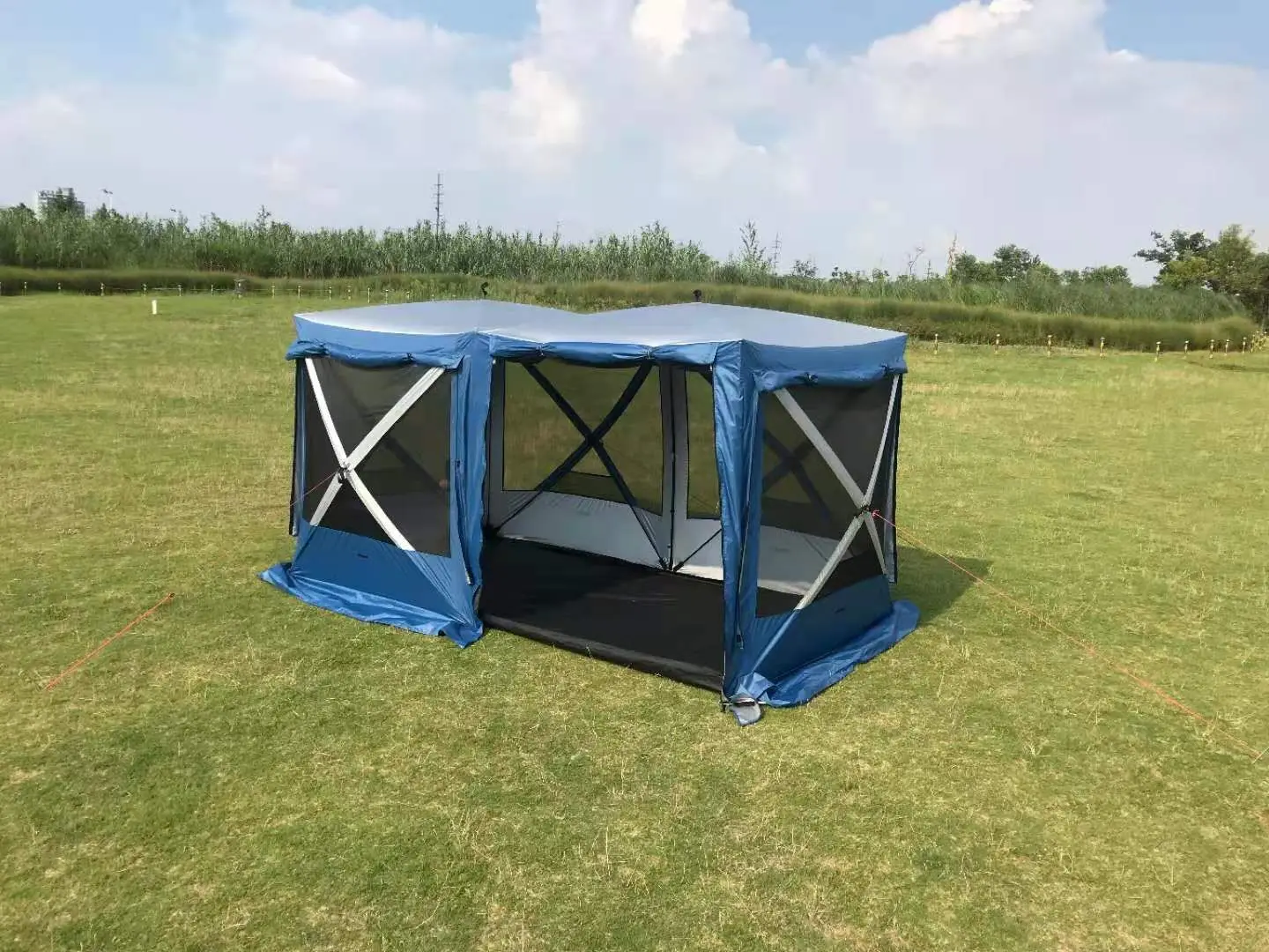 big mesh family tent Trade show glamping tent