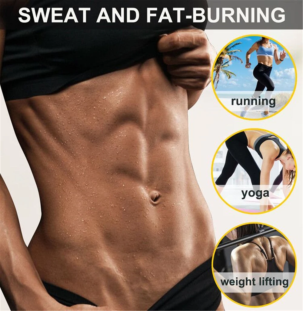 Sachimart Neoprene Women Body Shaper Waist Cincher Sweat Sauna Suit For Fat Burning Weight Loss