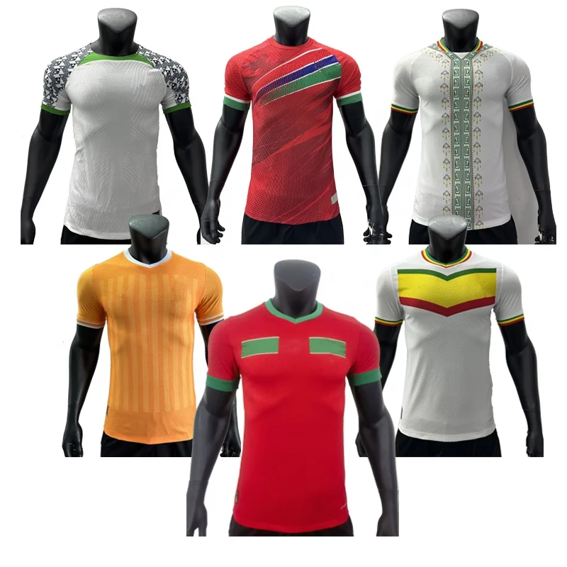 2024 Season African National Team Jersey Thai Quality Player Version Jersey Breathable Home and Away Soccer Uniform