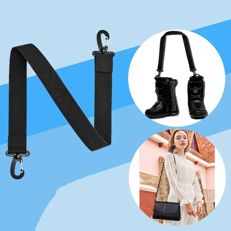 Ski Boot/ Snowboard Boot Easy Carrier Strap for Over Shoulder to Free up Hands shoulder bag shoulder strap