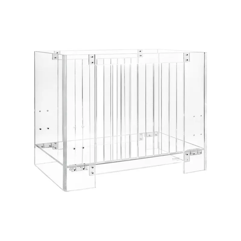 Акриловая детская кроватка, акриловая кровать, прозрачная и современная детская мебель lucite, ПММА кровать