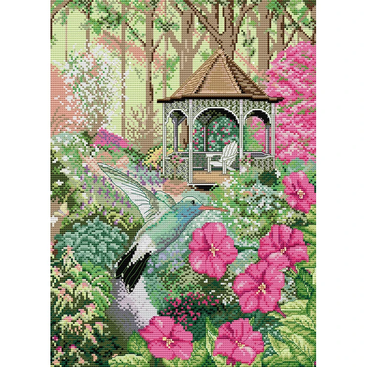 NKF оптовая продажа 11CT хлопчатобумажная холщовая ткань DIY Ручная работа узор полный набор для вышивки крестиком