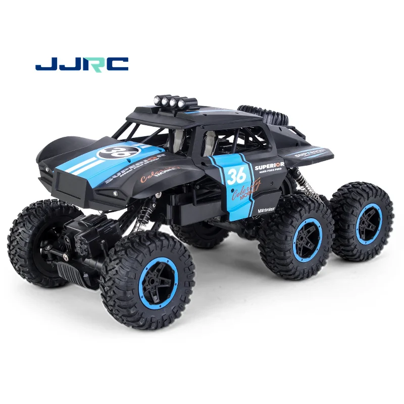 JJRC Q101 Remote Control toys rc-cars 1:12 scale 6x6 rc High speed car Big wheel speed switching light rc off-road climbing car
