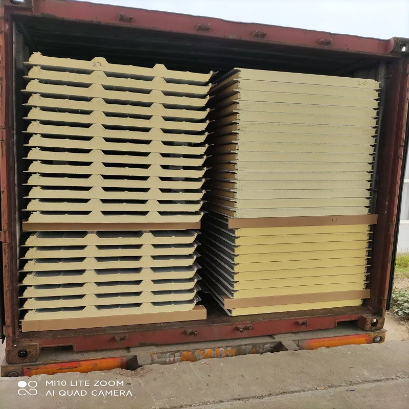 China Factory Price Puf Foam Wall Pir Insulated PU Polyurethane Corrugated Sandwich Roofing Panel