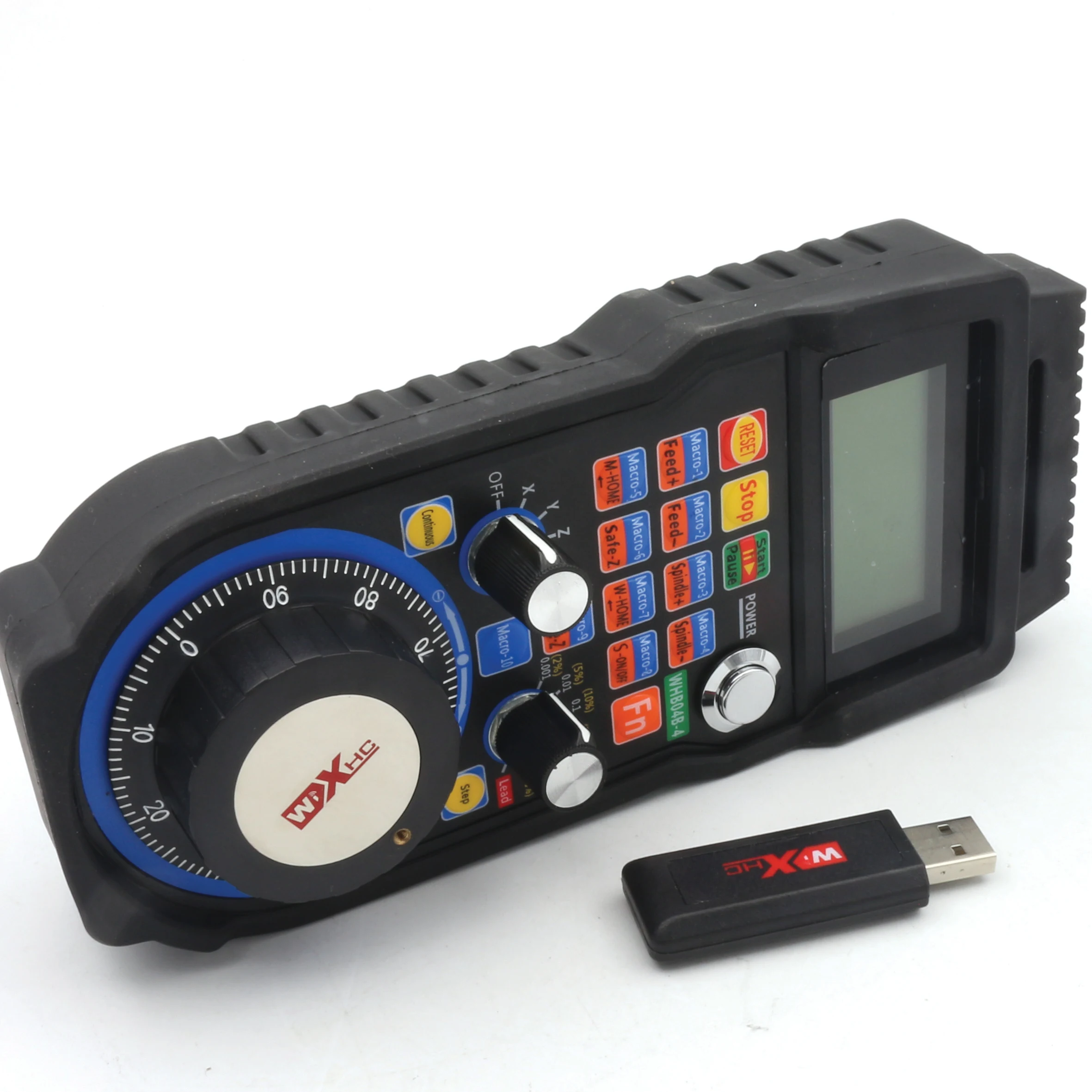 
[EU Ship] 4 Axis Wireless USB Mach3 Electronic Handwheel MPG Pendant Manual Control WHB04B-4 f/ CNC Router Milling Lathe Machine 