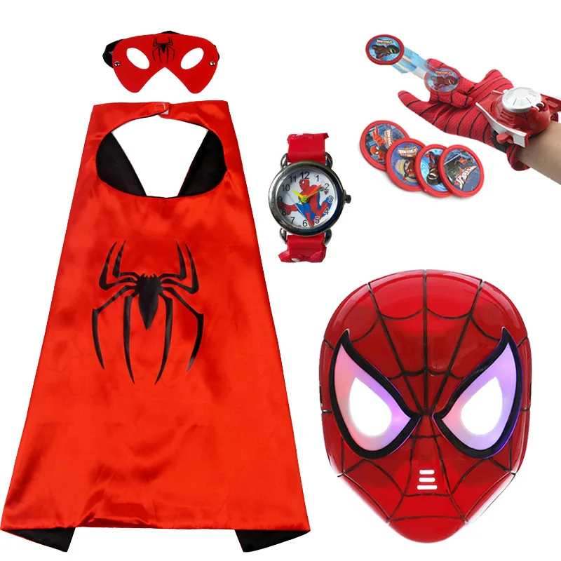 Spider Costume for Kid Boy Girl Character Hero Captain Super Power Theme Birthday Gift Game Role Play Stage Performance Pretend