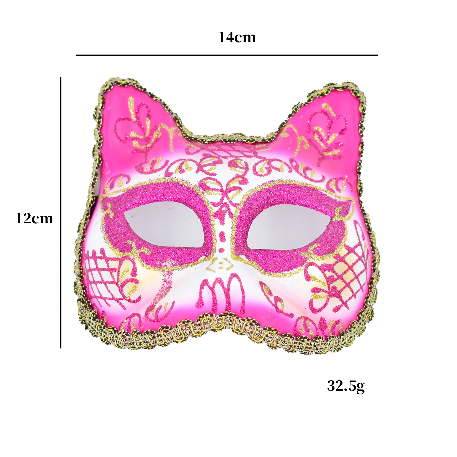 Halloween Venetian Half Face Party Mask Christmas Masquerade Carnival Festival Cat Face Mask Factory Wholesale