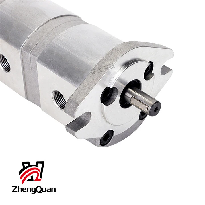 Zhengquan HGP-1111A-F8/8/8/8R four gear pump hydraulic high pressure oil pump high pressure pump manufacturers