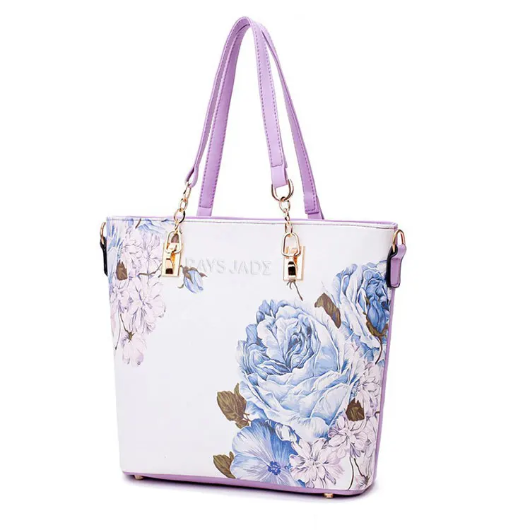 Handbag Brands 6 in 1 Set Designer Bag Large the Tote Bag Women Shoulder Bag Vegan Leather Ladies Print Handbag for Women