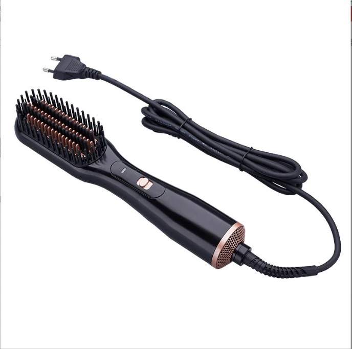 Private Label 1000w Hot Air Blow Dryer Brush Wholesale Professional Straightener Comb Electric Blow Dryer for Styling and Drying