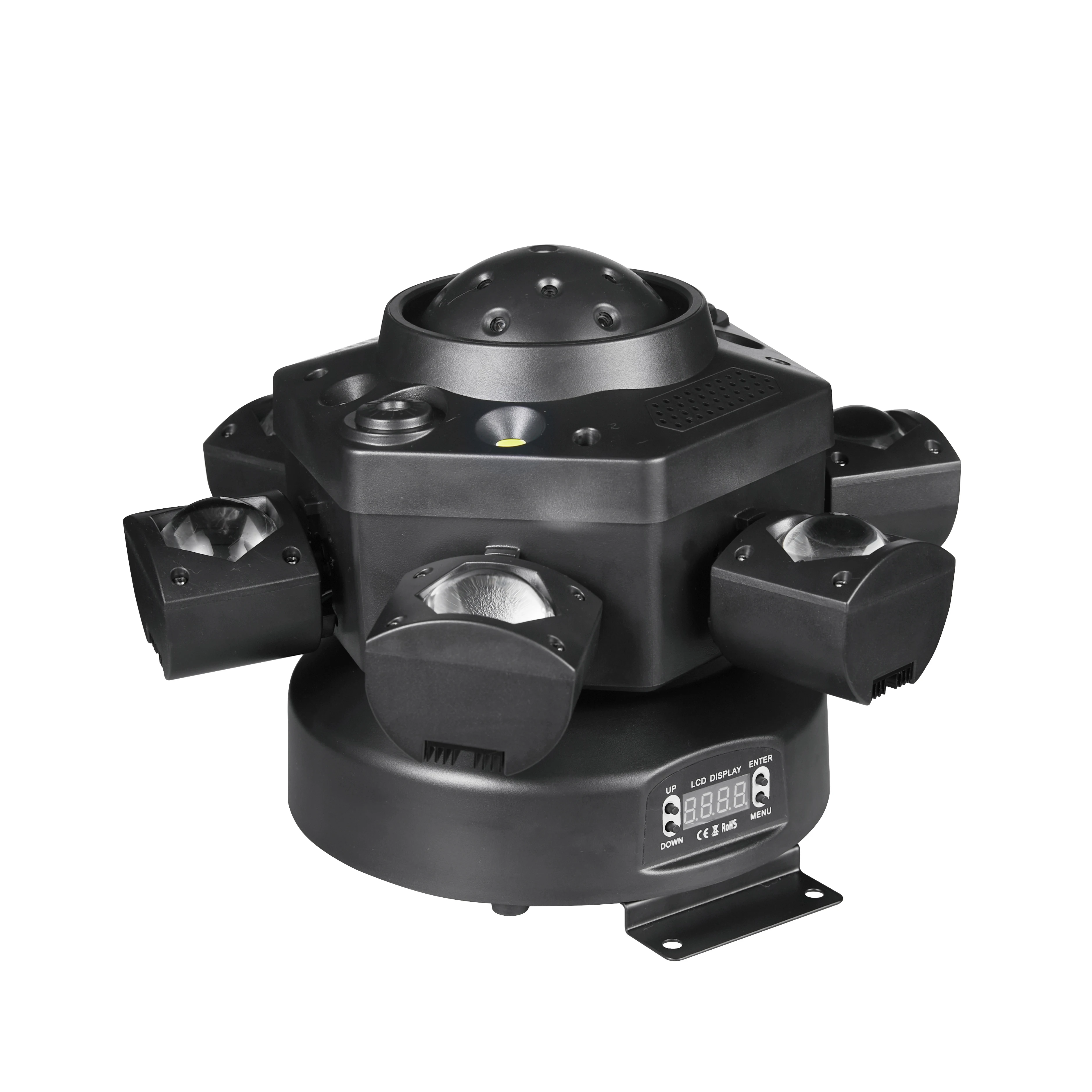 New Arrival LED 6 Armed Mini Moving Head Beam Laser Magical Ball Golden Light Strobe Effect  Disco Stage Lighting