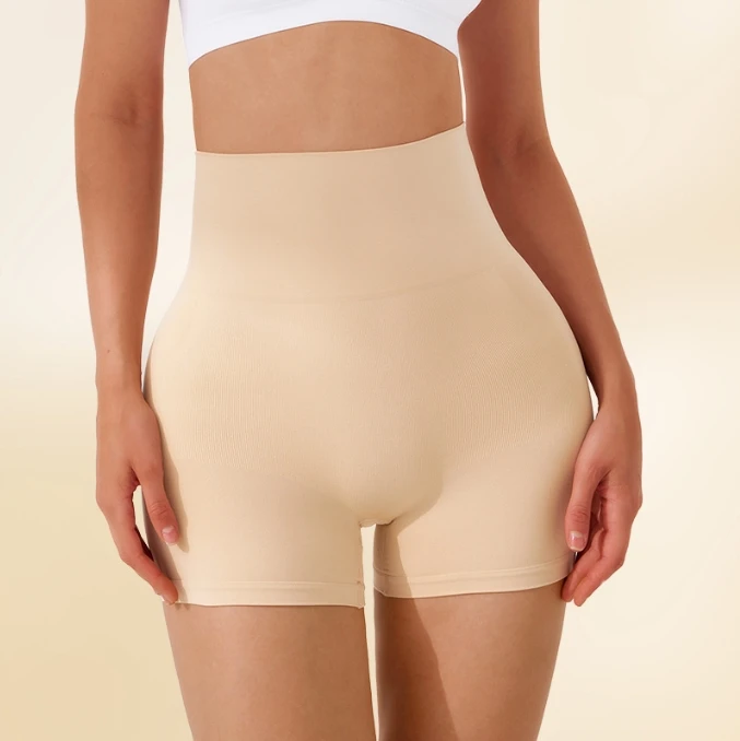 High-waisted Hip-lifting Control Panties Women Seamless Slim Fit Pants Female High Elasticity Shapwear