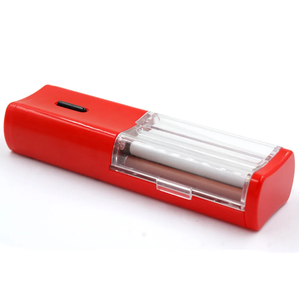 Портативная машинка для скручивания табака со встроенным аккумулятором, перезаряжаемая электронная автоматическая сигарета