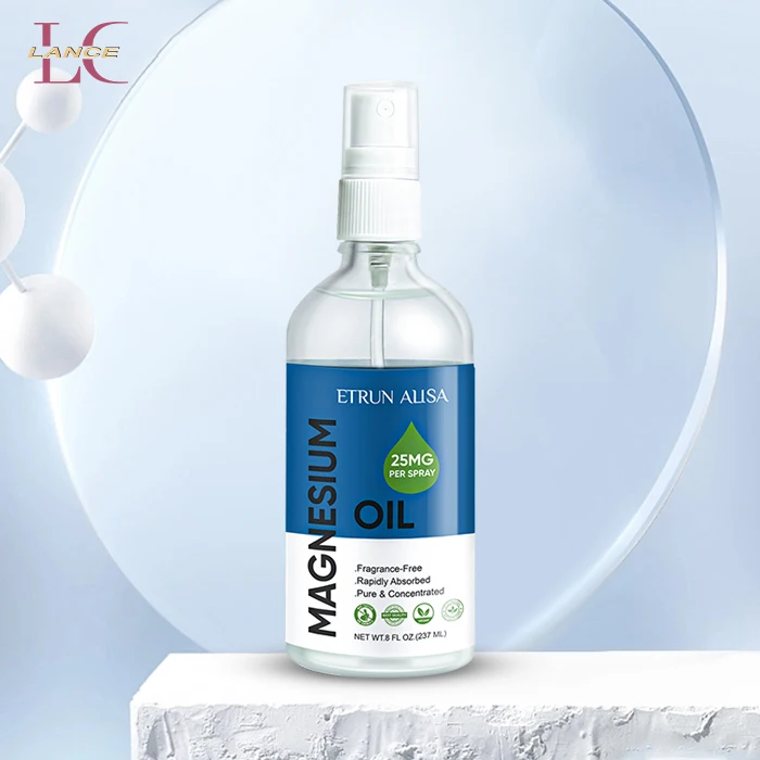Lance Magnesium Oil Private Label Pure Organic High Effective Relax Improve Sleep Fast Absorption Therapy Magnesium Oil Spray
