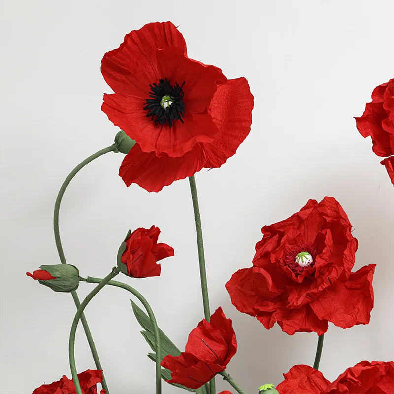 Artificial paper art Yu Meiren wedding road lead stage show window decoration wedding props Narcissus decoration dyed flower