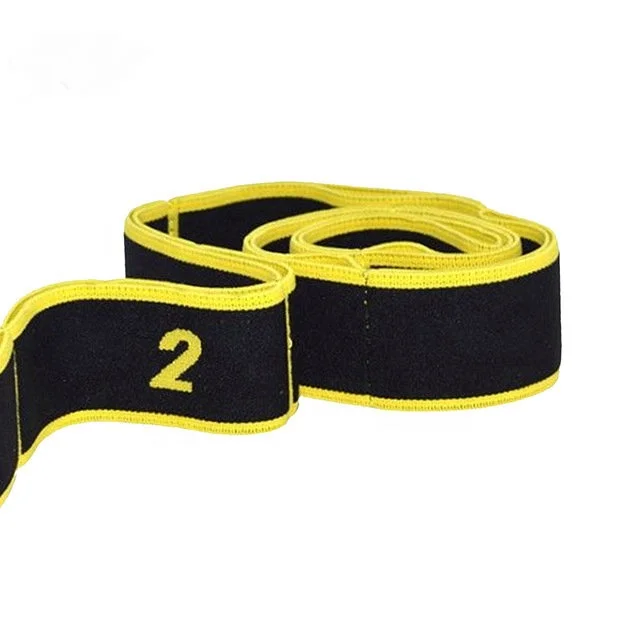 wholesale high quality 4cm colors exercise elastic band for pilates for yoga exercise