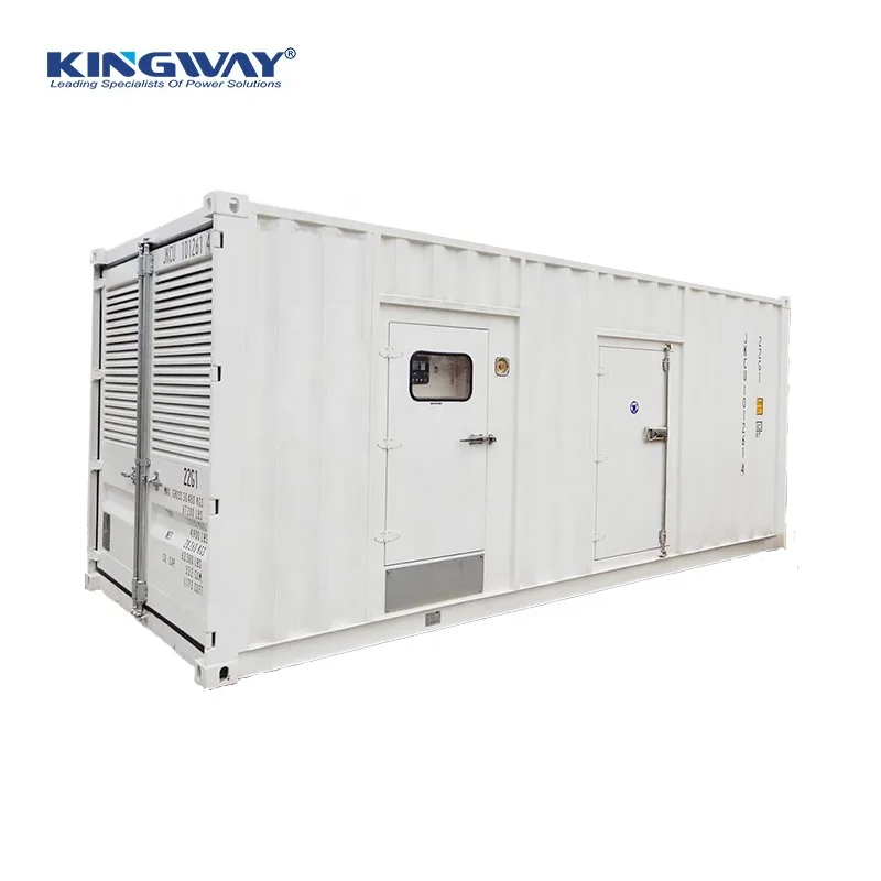 water cooled CE  800KW 1000KW 1MW 2MW three phase 50HZ 60hz 1500rpm 1800rpm silent natural gas generator by cummins home