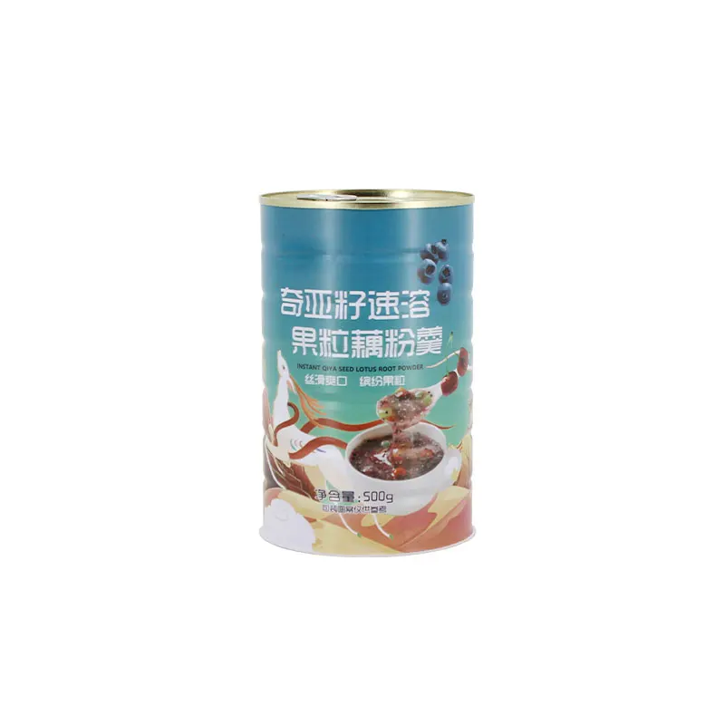 Tin Cans Manufacturer Empty 500g Container with Lids for Tomato Paste Sauce Jams