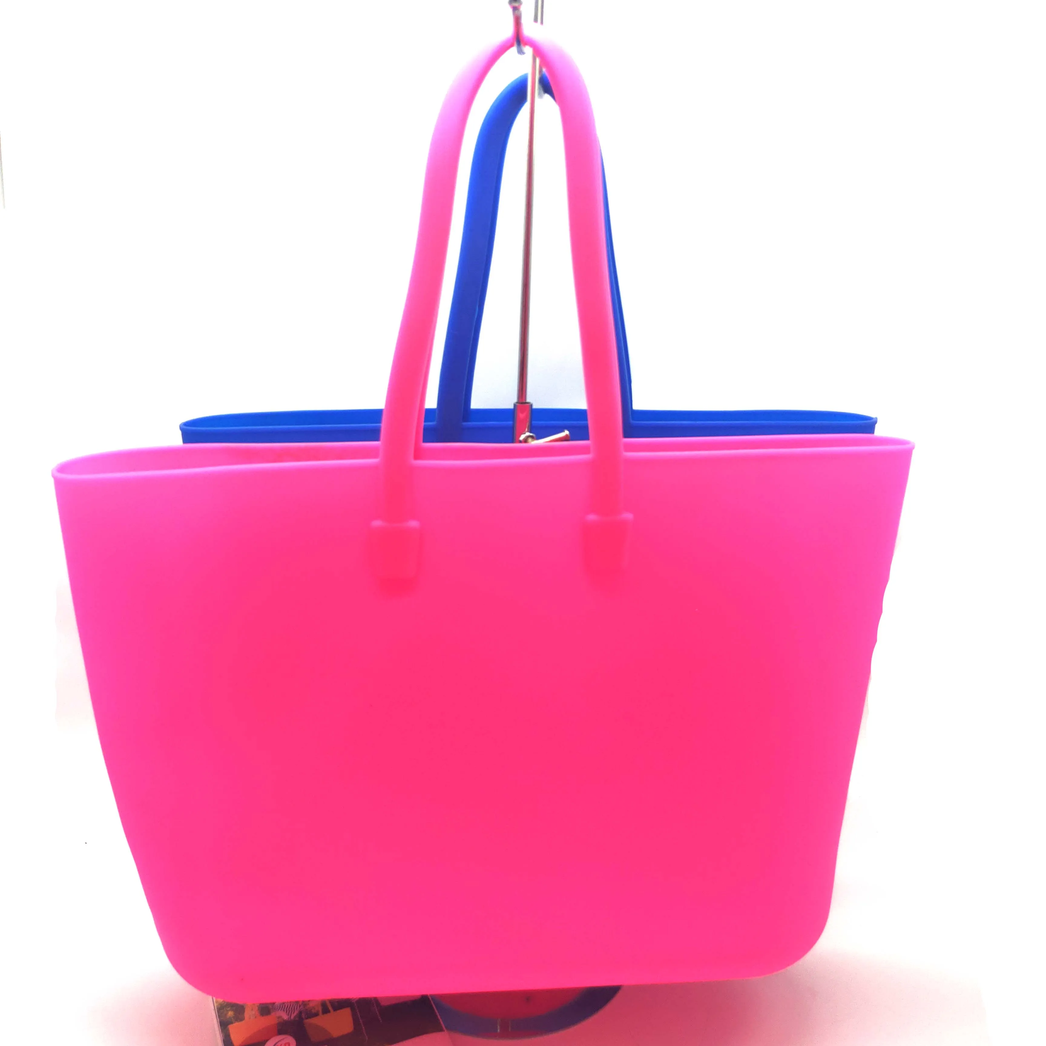 Fashion ladies hand designer bags cheap price lady handbag women bag sets PU silicone new tote