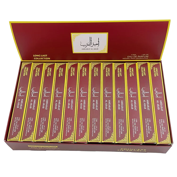 woman and man pocket spray arabic perfume travel size set portable wholesale sample perfume 35ML