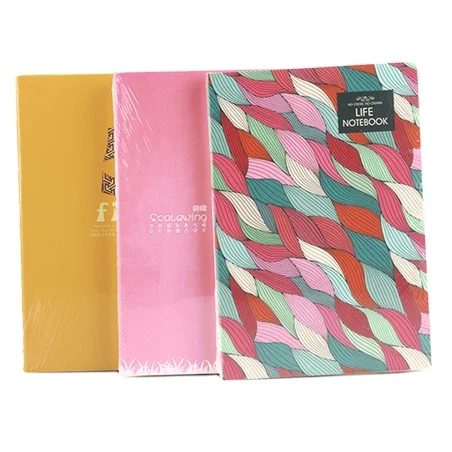 Popular colorful printed cheap school students a4 exercise notebook