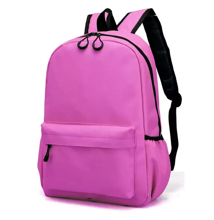 600D Back Pack 420D Waterproof 300D Polyester Custom Pink Red Navy Blue Yellow Black Cheap BOOK Bag Backpack School Bag