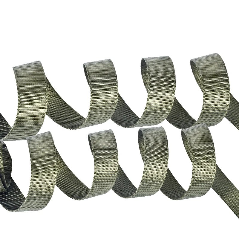 Customized Chair Luggage Sports Equipment Tactics Equipment Material Strap Tape Woven 25mm 50mm Nylon Webbing