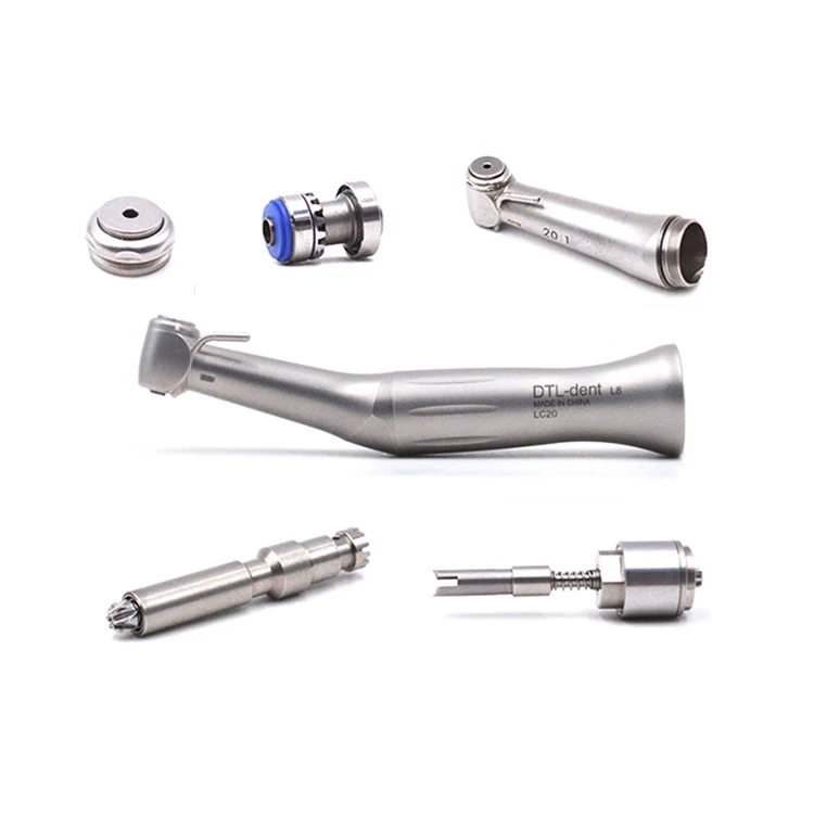 Removable dental surgical implant handpiece low speed 20:1 dental contra angle implant handpiece