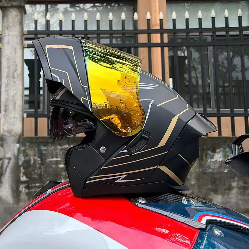 Full Face Professional Manufacturer ABS 1.65kg Cost-Effective Half Standard Safety Motorcycle Helmets