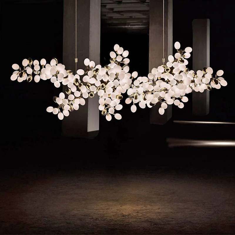 Pendant Lights Modern Designer Chandelier Lighting Led Large Grape Shape Home Decor Lustres for Dining Room Lamp Decoration