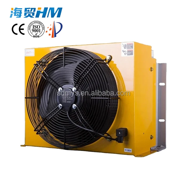 Manufacture supply hydraulic oil coolers AH1417T-PLUS 150L/min china hydraulic oil cooler with 24v fan