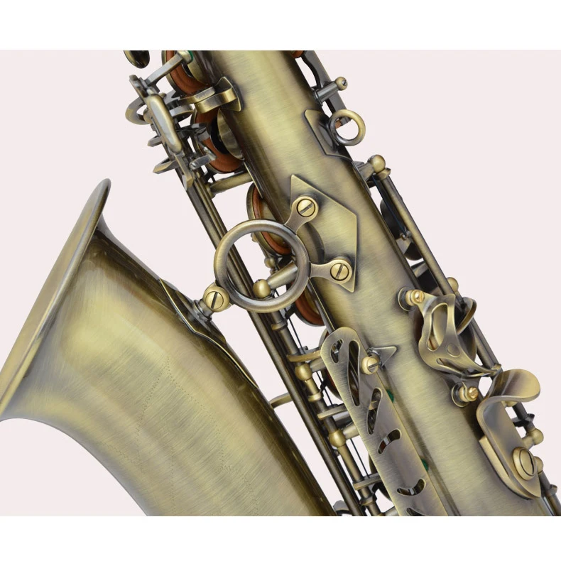 Factory wholesale French design saxophone e-flat Alto Saxophone instrument antique carving
