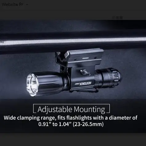 Magnetic tactical mount  universal accessory  Nextorch RM87 for hunting Model TA5 TA40 P60