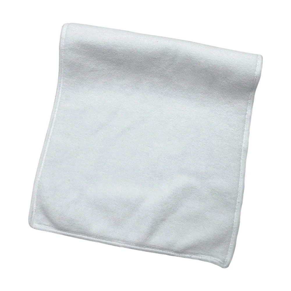 Subbank Factory Custom Printed Reusable White Polyester Microfiber Bath Towel Wholesale Sublimation Blank Bathroom Towels
