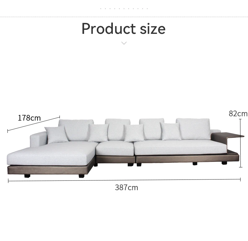Chingxin OEM/ODM Led Light Sofa Pu Microfiber Fabric Sleeper Corner Bed Leather Sofas and Couches Living Room