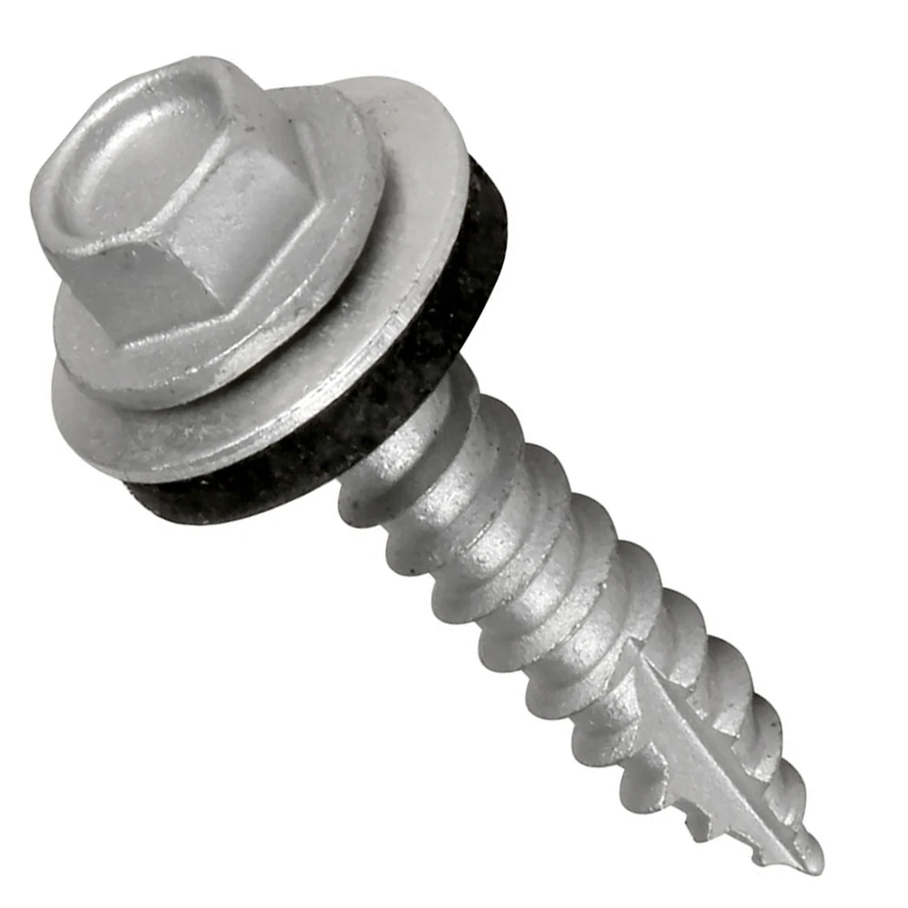 Roofing Screw With Clear Waterproof Plastic Cap And Washer Roofing Screws With Rubber Washers For Corrugated Roof Sheets