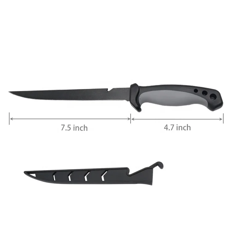 Professional stainless steel fix blade fishing knife hunting tool knife Fillet for outdoor