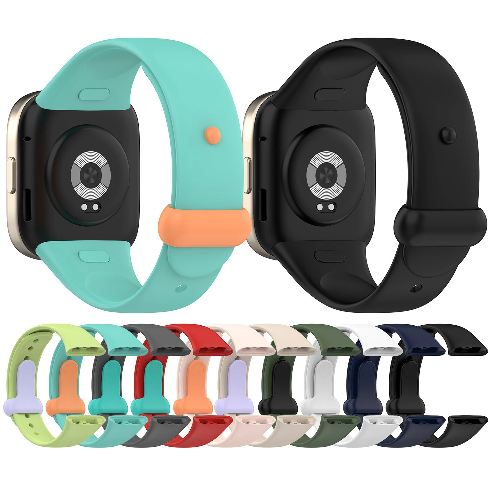 Xiaomi Mi Watch Lite 3 Wrist Bands Compatible Redmi Watch 3 Smart Bracelet Rubber Watchbands Sport Silicone Watch Straps