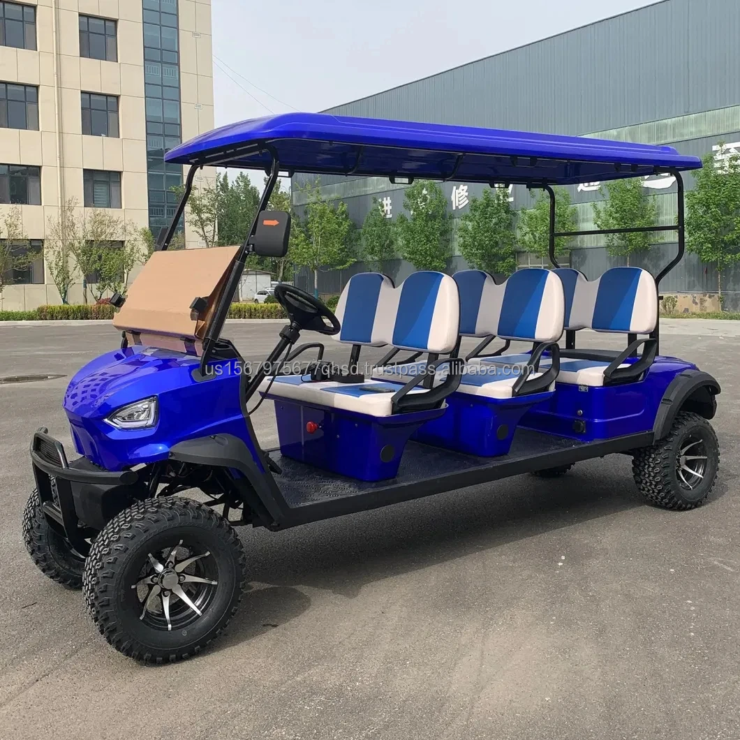 High quality 4 wheels drive electric golf cart 4 6 Seater Sightseeing Scooter Club Car Electric Golf Cart