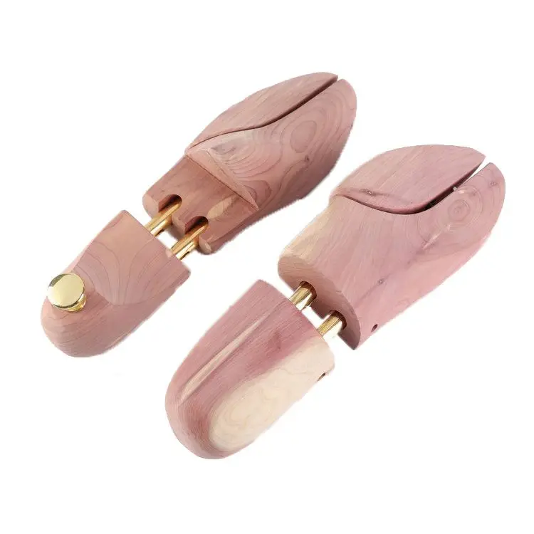 Оптовая продажа мужской обуви деревья Твин трубка Регулируемая Красный Кедр Деревянные ботинки обувь деревья