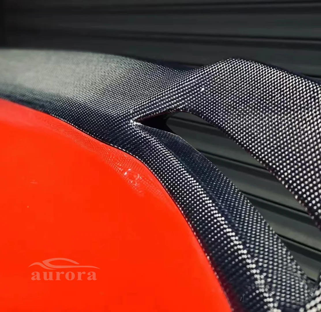 For Tesla Model Y Rear Spoiler Carbon Fiber Body Kit CM Type Rear Luggage Lip Tail Wing car modification kit