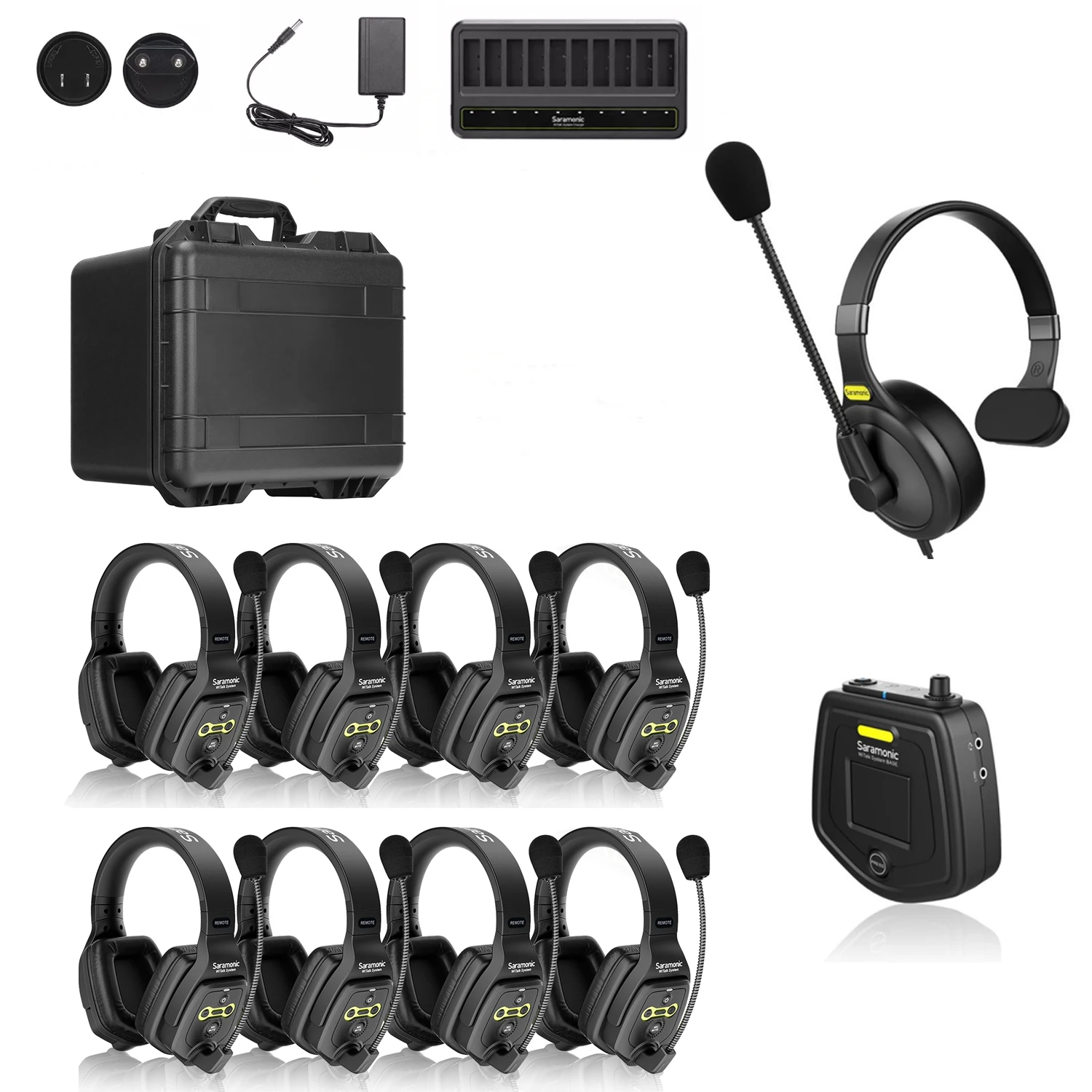 Saramonic witalk WT5D 5 9 человек дуплексный режим беспроводной домофон system1312ft перезаряжаемые bluetooth гарнитуры для дома плёнки