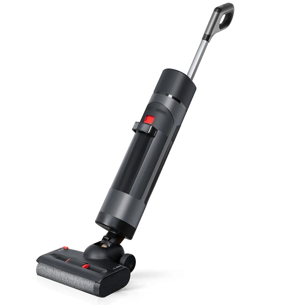 Voice Reminder Rechargeable Wet Dry Stick Vacuum Cleaner Cordless for Floor Care